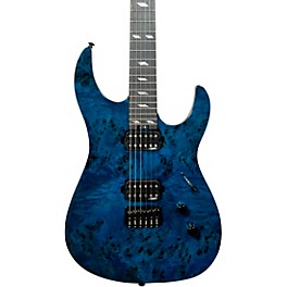 Legator Ninja 6 String Super Shred Series Electric Gui... Legator Ninja 6 String Super Shred Series Electric Guitar Blue Burl