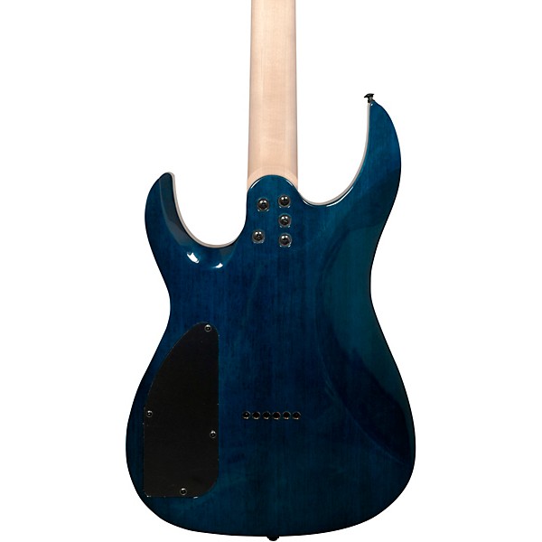 Legator Ninja 6 String Super Shred Series Electric Guitar Blue Burl