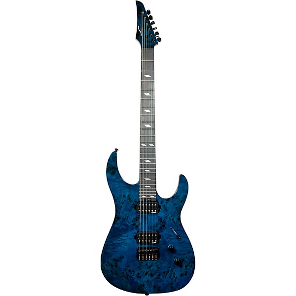Legator Ninja 6 String Super Shred Series Electric Guitar Blue Burl