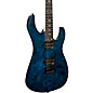 Legator Ninja 6 String Super Shred Series Electric Guitar Blue Burl