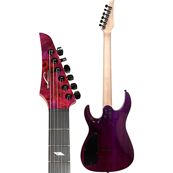 Legator Ninja 6 String Super Shred Series Electric Guitar Magenta Burl