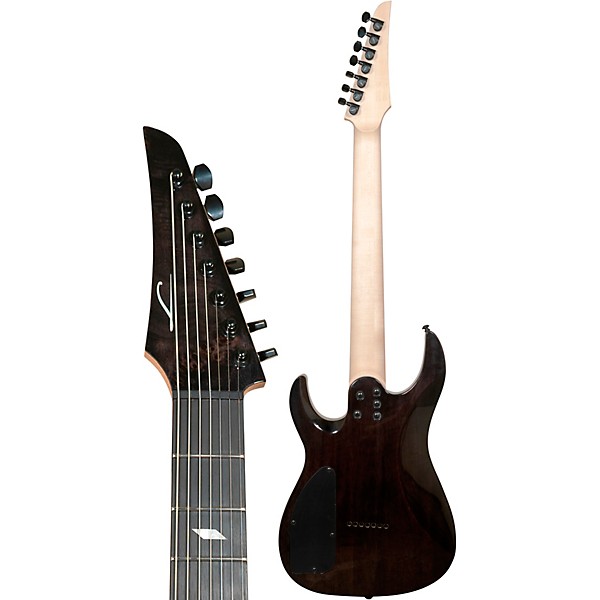 Legator Ninja 7 String Super Shred Series Electric Guitar Black Burl