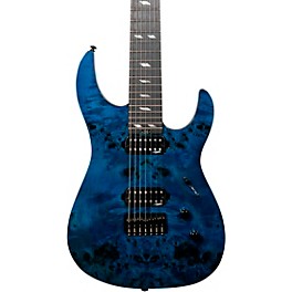 Legator Ninja 7 String Super Shred Series Electric Gui... Legator Ninja 7 String Super Shred Series Electric Guitar Blue Burl