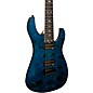 Legator Ninja 7 String Super Shred Series Electric Guitar Blue Burl