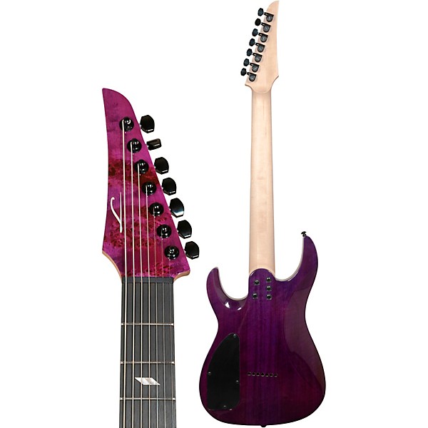 Legator Ninja 7 String Super Shred Series Electric Guitar Magenta Burl