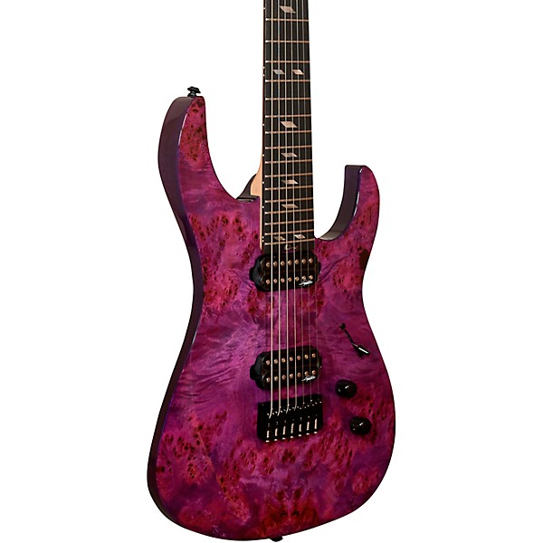 Legator Ninja 7 String Super Shred Series Electric Guitar Magenta Burl