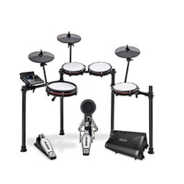 Alesis Nitro Max 8-Piece E... Alesis Nitro Max 8-Piece Electronic Drum Set With Bluetooth, BFD Sounds & DA2108 Drum Amp Black