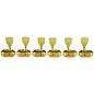 Kluson 3 Per Side Deluxe Series Pearl Single Ring Single Line Logo Tuning Machines Gold thumbnail