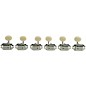 Kluson 3 On A Plate Deluxe Series Oval Plastic Double Line Logo Tuning Machines Nickel thumbnail