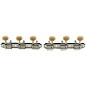 Kluson 3 On A Plate Deluxe Series Oval Plastic No Logo Tuning Machines Nickel thumbnail
