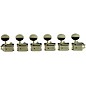 Kluson 6-In-Line Locking Deluxe Series Oval Metal Tuning Machines Nickel thumbnail