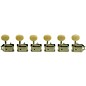 Kluson 6-In-Line Deluxe Series Oval Plastic Single Line Logo Tuning Machines Nickel thumbnail