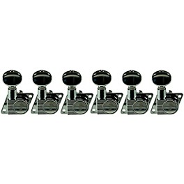 Kluson 6-In-Line Non-Lo... Kluson 6-In-Line Non-Locking Revolution Series F-Mount Tuning Machines With Staggered Posts Chrome