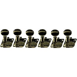 Kluson 6-In-Line Non-Lo... Kluson 6-In-Line Non-Locking Revolution Series F-Mount Tuning Machines With Staggered Posts Nickel