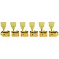 Kluson 6-In-Line Deluxe Series Pearl Single Ring Tuning Machines For Gibson Explorer Gold thumbnail