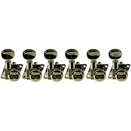 Kluson 6-In-Line Locking Re... Kluson 6-In-Line Locking Revolution Series F-Mount Tuning Machines With Staggered Posts Nickel