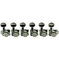 Kluson 6-In-Line Locking Revolution Series H-Mount Non-Collared Tuning Machines With Staggered Posts Chrome thumbnail