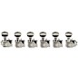 Kluson 6-In-Line Revolution Series H-Mount Tuning Machines With Staggered Posts Nickel thumbnail