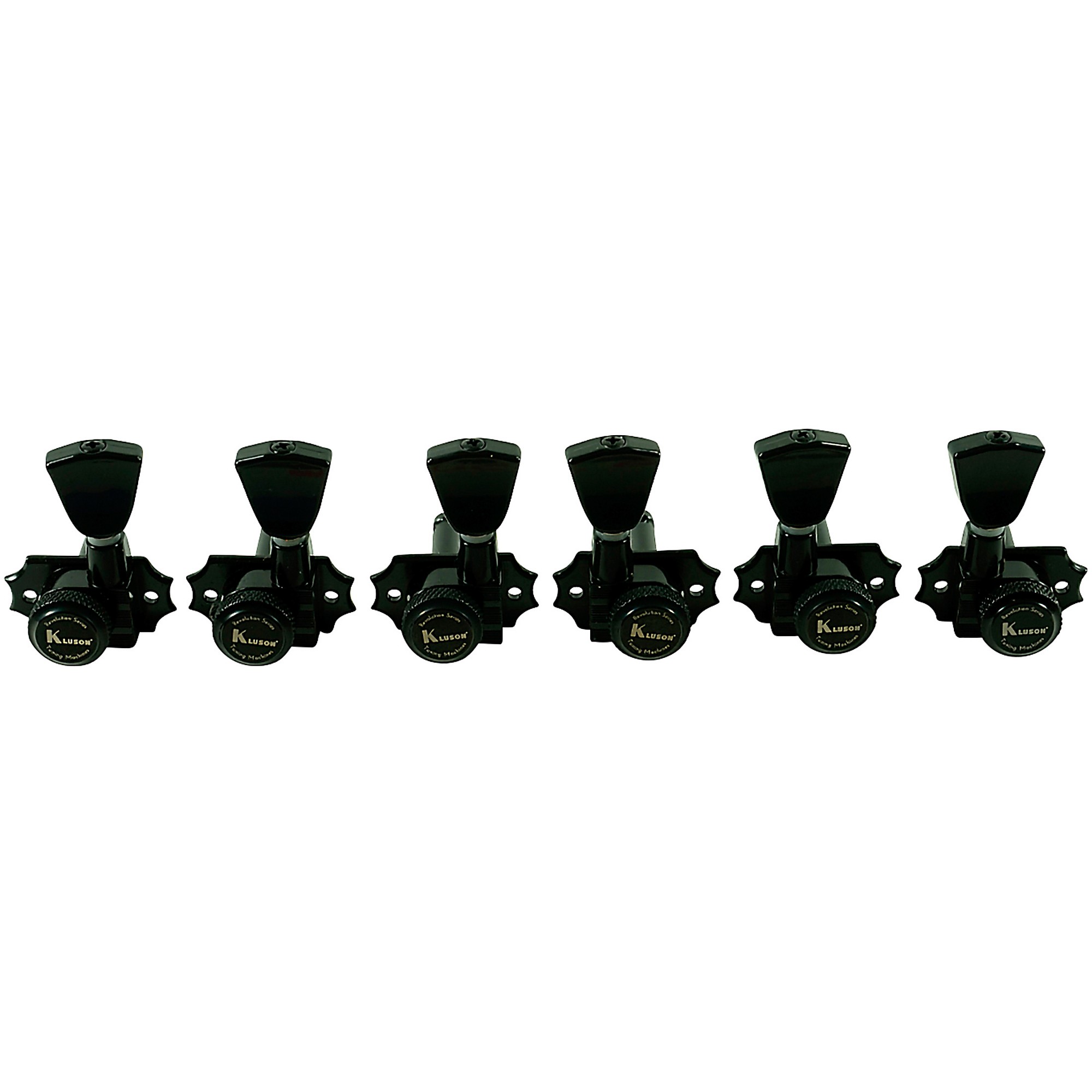 Kluson Revolution ギターペグ Kluson 6-In-Line Locking Revolution Series F-Mount Tuners