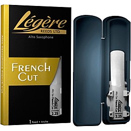 Legere Reeds Alto Saxophone French Cut 3.75 Legere Reeds Alto Saxophone French Cut 2.25