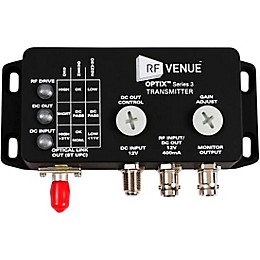 RF Venue OPTIX Series 3 RF to Fiber Optic Conversion System, Transmitter & Receiver