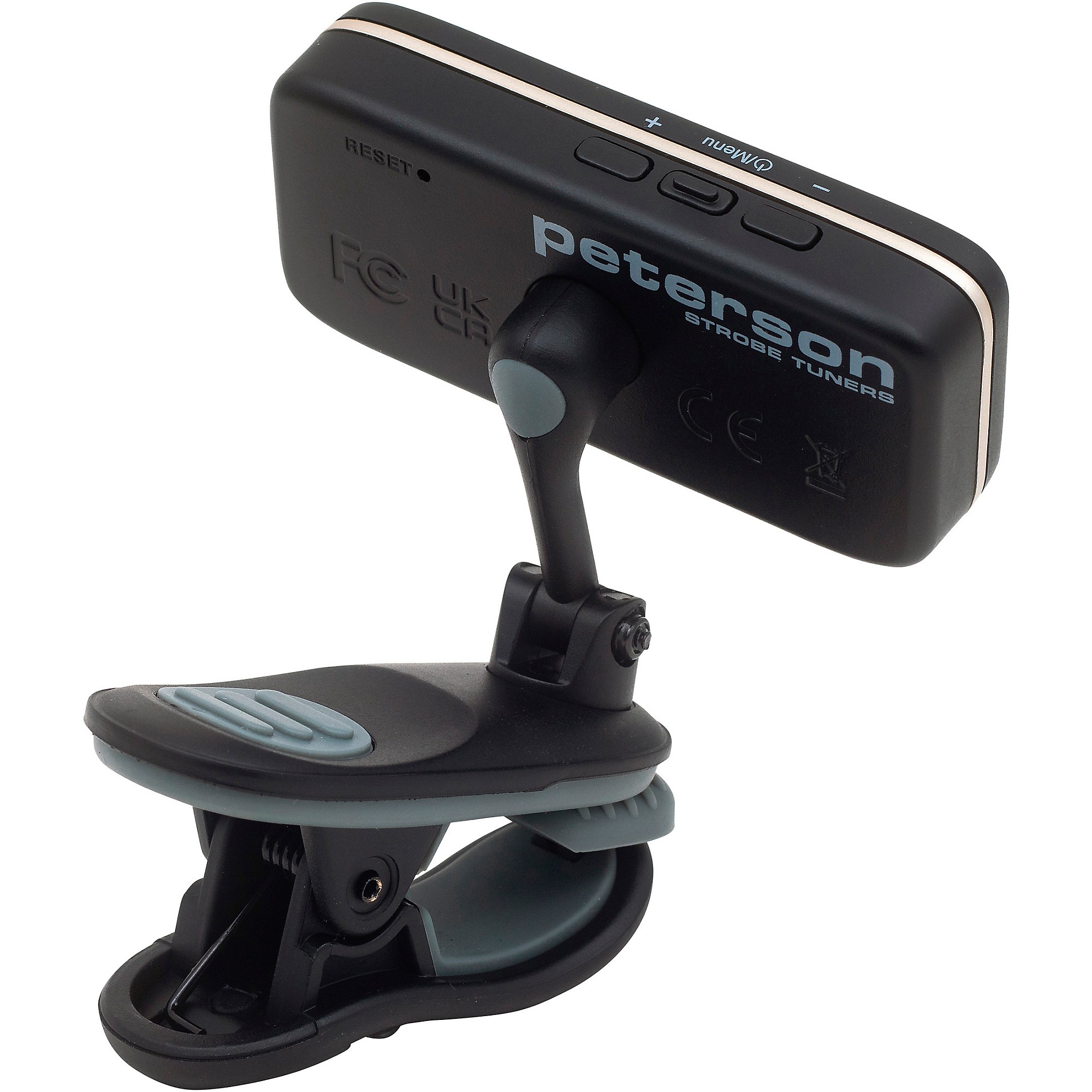 Peterson StroboClip HDC Rechargeable Clip-On Tuner Black Peterson StroboClip HDC Rechargeable Clip-On Tuner Black