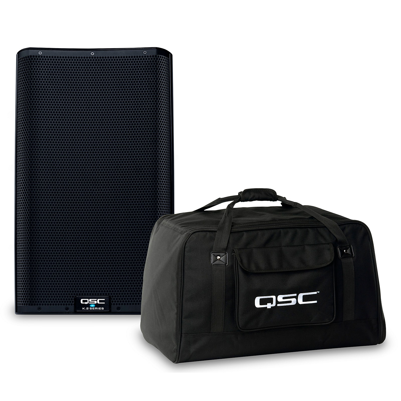 QSC K12.2 Powered 12" 2Way Loudspeaker With QSC Tote Bag Guitar Center