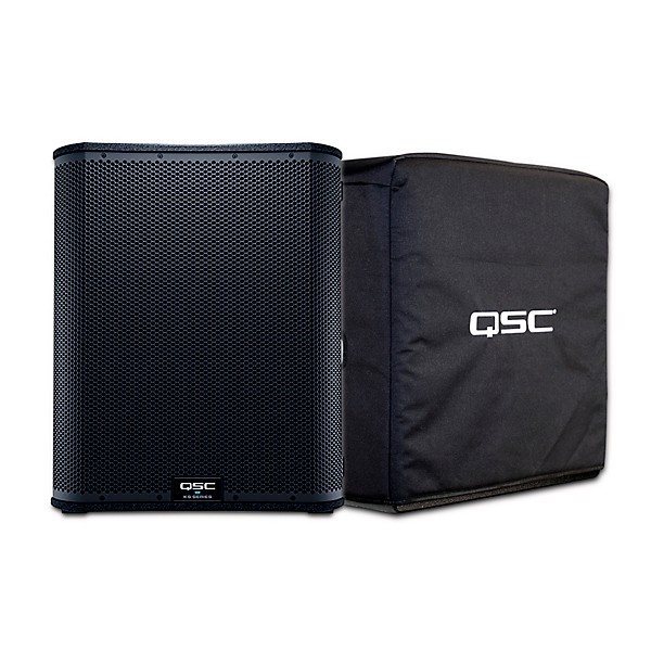 QSC KS118 3,600W 18" Powered Subwoofer With QSC Padded Cover