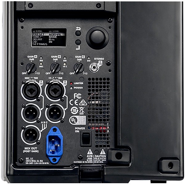 QSC K8.2 Powered 8" 2-Way Loudspeaker With QSC Tote Bag