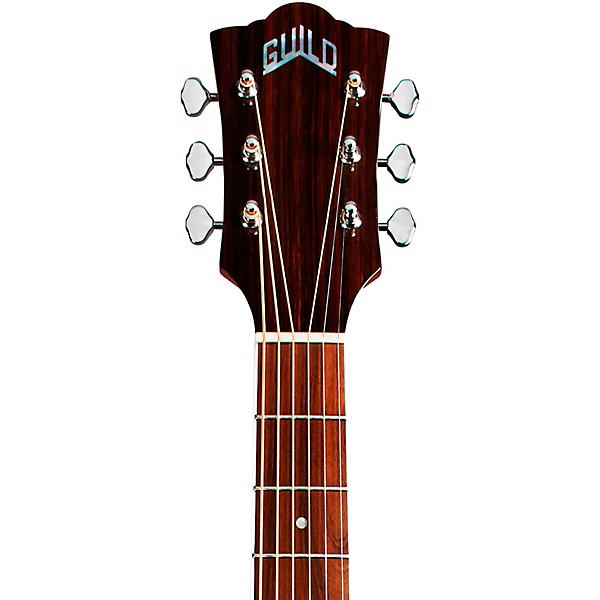 Guild M-260E Deluxe Westerly Collection Concert Acoustic-Electric Guitar Edge Burst