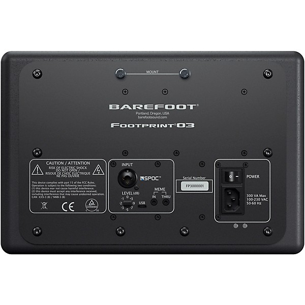 Barefoot Sound Footprint03 3-Way Active Studio Monitor (Pair)