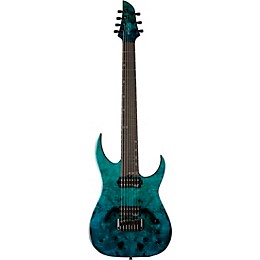 Schecter Guitar Research KM-7 MK-III Artist With Lungren Pickups Electric Guitar Lagoon Fade