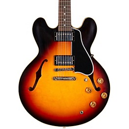 Gibson Custom Murphy Lab 1958 ES-335 Light Aged Semi-Hollow Electric Guitar Tri-Burst