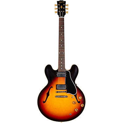 Gibson Custom Murphy Lab 1958 Es-335 Light Aged Semi-Hollow Electric Guitar Tri-Burst for sale
