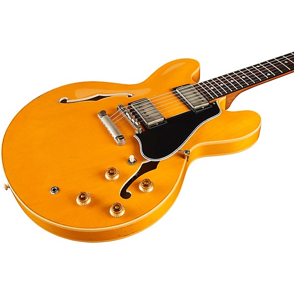 Gibson Custom Murphy Lab 1958 ES-335 Heavy Aged Semi-Hollow Electric Guitar Dirty Blonde