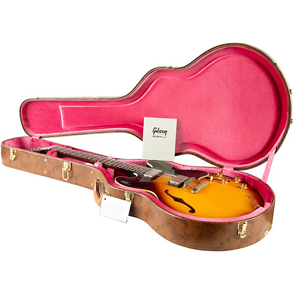 Gibson Custom Murphy Lab 1958 ES-335 Heavy Aged Semi-Hollow Electric Guitar Faded Tobacco Burst