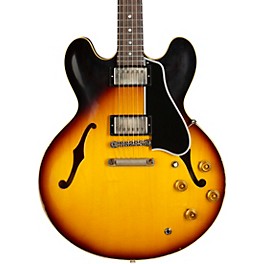 Gibson Custom Murphy Lab 1958 ES-335 Heavy Aged Semi-Hollow Electric Guitar Faded Tobacco Burst