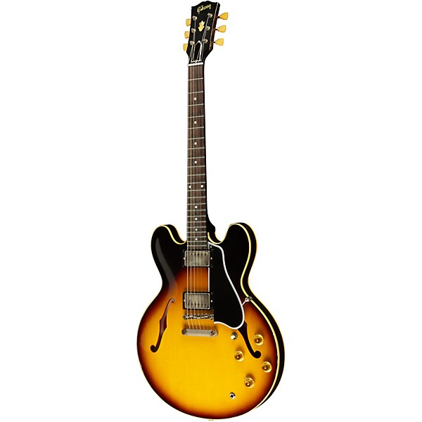 Gibson Custom Murphy Lab 1958 ES-335 Heavy Aged Semi-Hollow Electric Guitar Faded Tobacco Burst