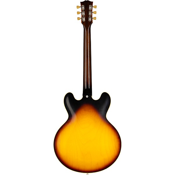 Gibson Custom Murphy Lab 1958 ES-335 Heavy Aged Semi-Hollow Electric Guitar Faded Tobacco Burst