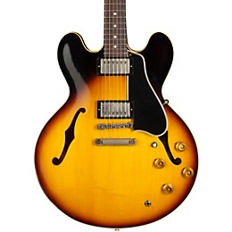 Gibson Custom Murphy Lab 1958 ES-335 Heavy Aged Semi-Hollow Electric Guitar Faded Tobacco Burst