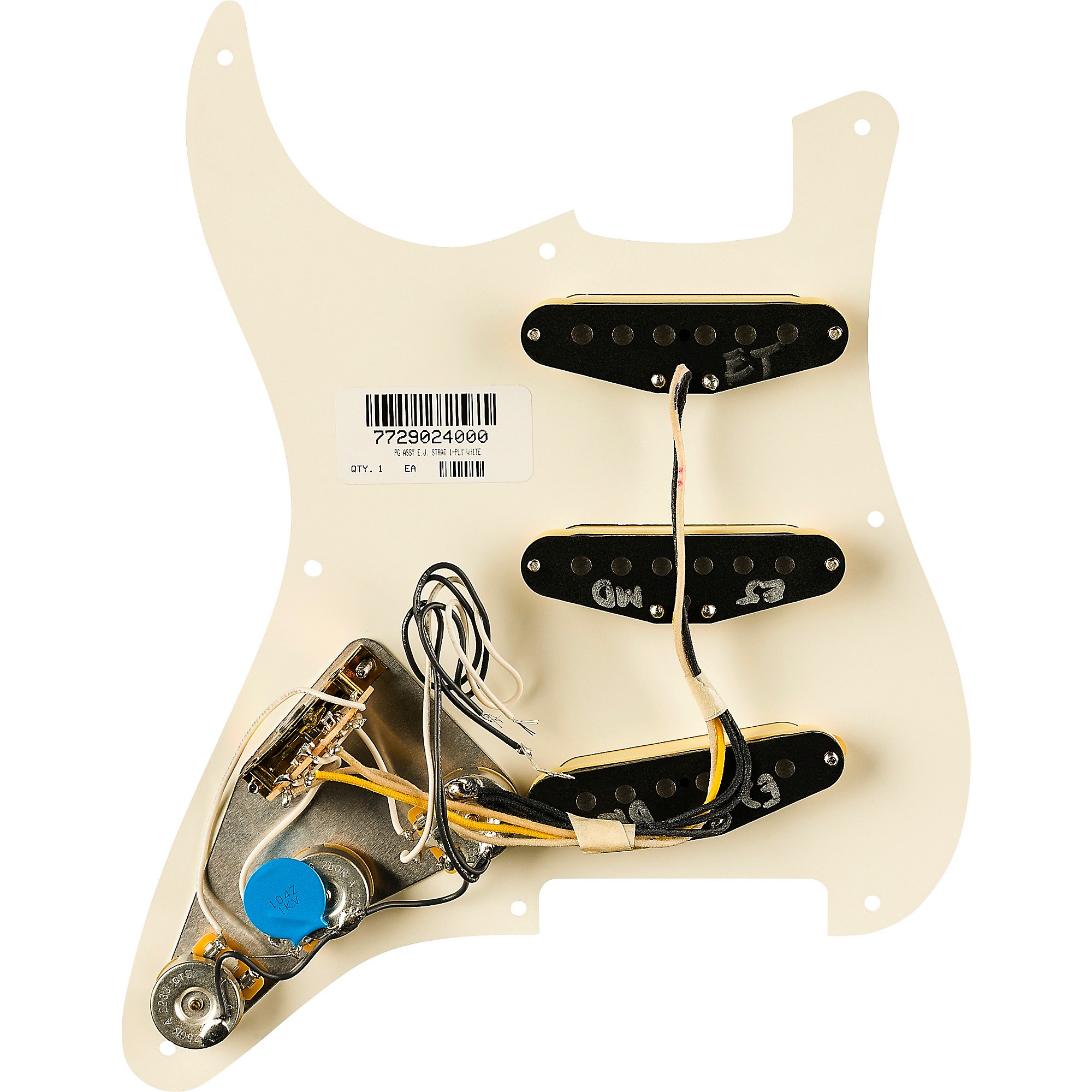 Fender Eric Johnson Signature 8-Hole Prewired Strat Pickguard
