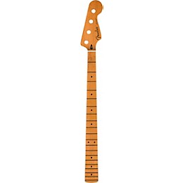 Fender Satin Roasted Maple Jazz Bass Replacement Neck Natural