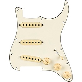 Fender Pure Vintage '65 Pre-Wired Strat Pickguard Black Fender Pure Vintage '65 Pre-Wired Strat Pickguard Aged White