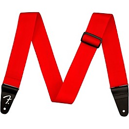 Fender Polypro Guitar Strap Black Fender Polypro Guitar Strap Red