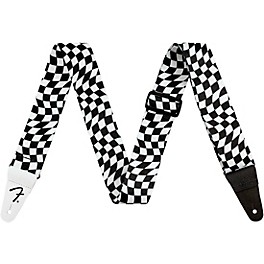 Fender Polyester Guitar Strap Wavy Checkerboard