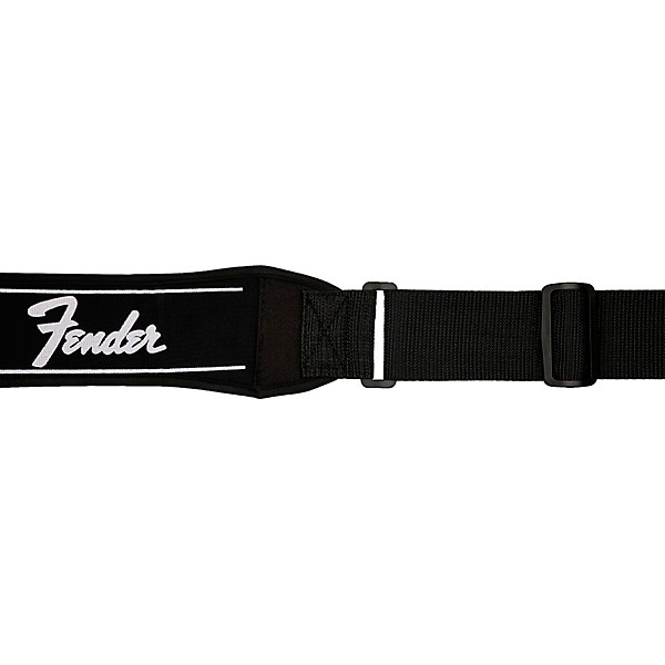 Fender Swell Neoprene Logo Guitar Strap Black 2.5 in.