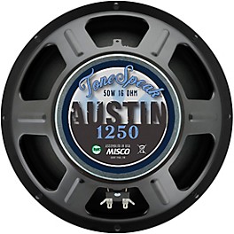 ToneSpeak Austin 1250 12" 50W Guitar Speaker 8 Ohm ToneSpeak Austin 1250 12" 50W Guitar Speaker 16 Ohm