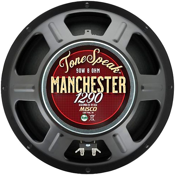 ToneSpeak Manchester 1290 12" 90W Guitar Speaker 8 Ohm