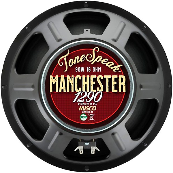 ToneSpeak Manchester 1290 12" 90W Guitar Speaker 16 Ohm