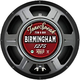 ToneSpeak Birmingham 1275 12" 75W Guitar Speaker 16 Ohm ToneSpeak Birmingham 1275 12" 75W Guitar Speaker 8 Ohm